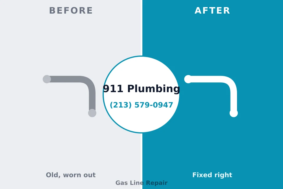 Before and after: plumbing company Jonesville, MI
